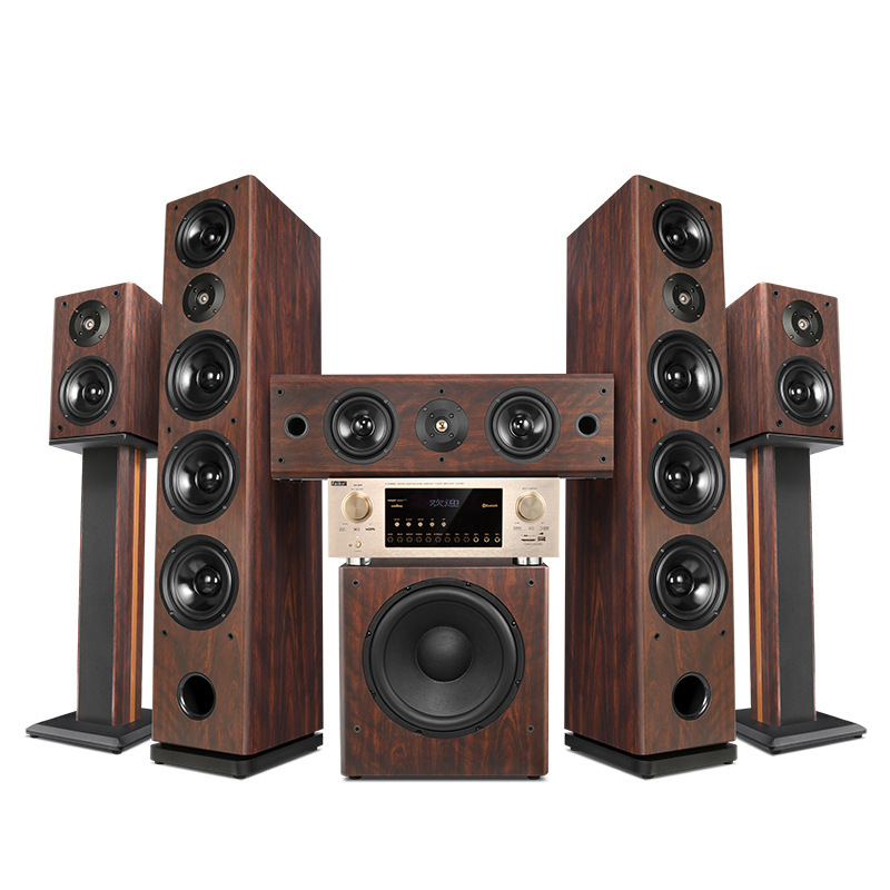 Chqiao フロアスタンド 5.1 ホームシアター サラウンド サウンド リビング ルーム Bluetooth ハイパワー KTV サブウーファー スピーカー|undefined