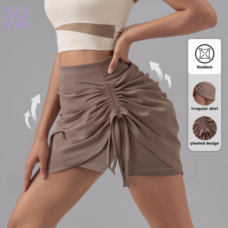 款New Wrinkled Short Skirt For Women With Anti exposure|ru