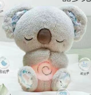 新しいクロスボーダー発光呼吸ぬいぐるみ同行睡眠カワウソぬいぐるみおもちゃ卸売|undefined