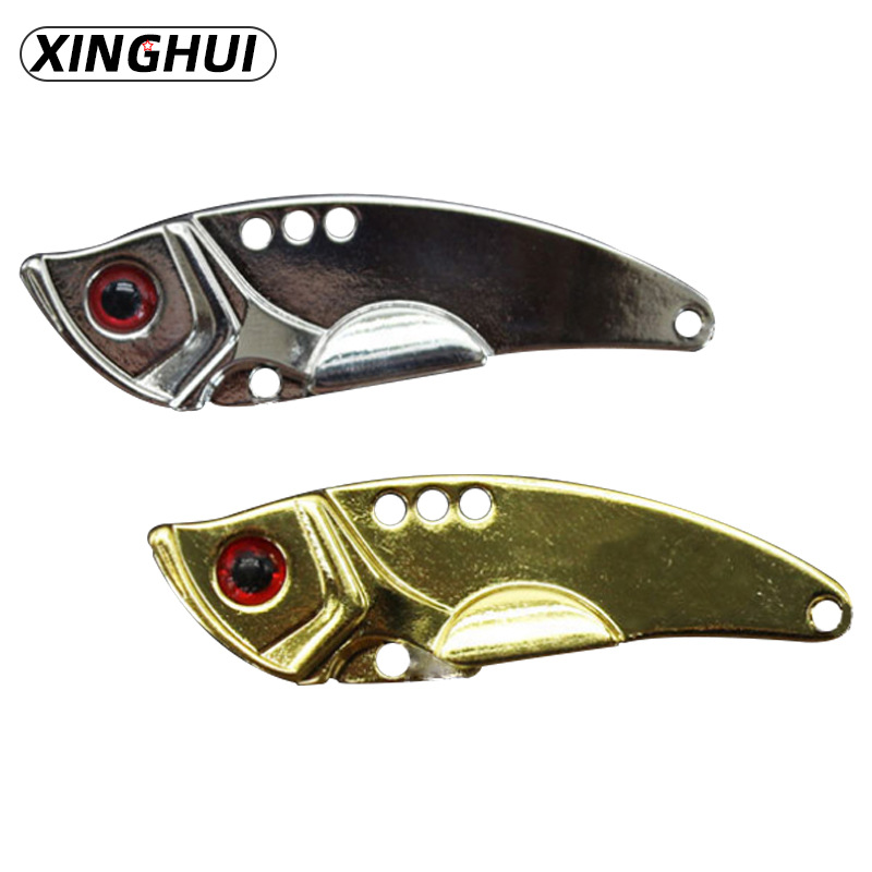 2 Pcs Metal Spinner Baits weedless spinner blade baits Fresh Water Bass Swimbait Tackle Gear