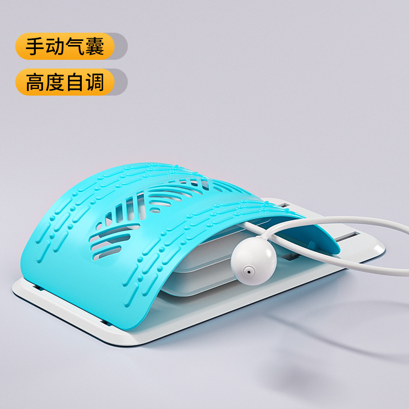 腰椎舒缓器气囊自由调节男女腰部托举脊椎腰部支撑开背瑜伽锻炼器|undefined