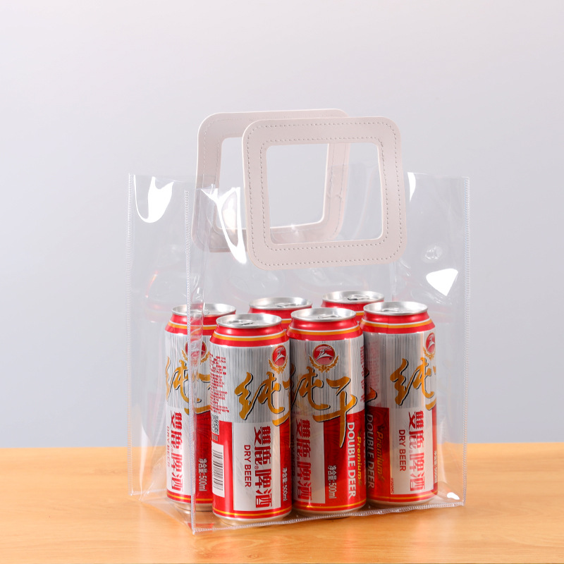 Handbag Pvc Plastic Gift Bag Can Be Printed with Logo, Cosmetics, Wedding Candy Packaging Bag, Custom Printed Hand-Held Bag