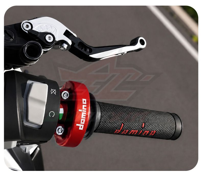 Suitable for Motorcycle Universal Throttle Modification Parts, Large-Displacement Throttle Domino Handlebar Dual-Line Throttle Mount
