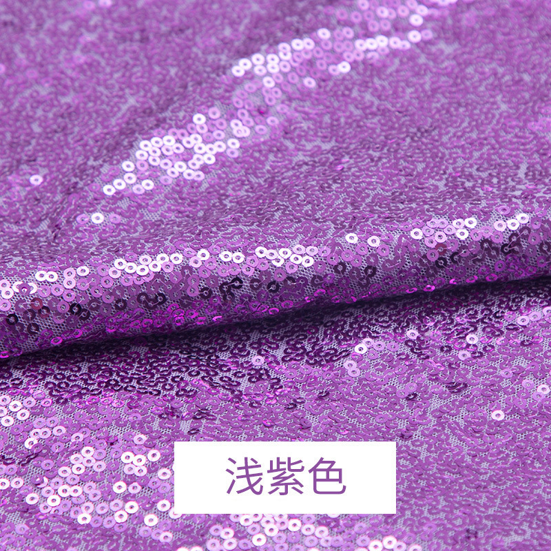 3MM亮片布料面料密网纱乱片婚庆装饰舞台背景布服装面料礼服桌布|undefined