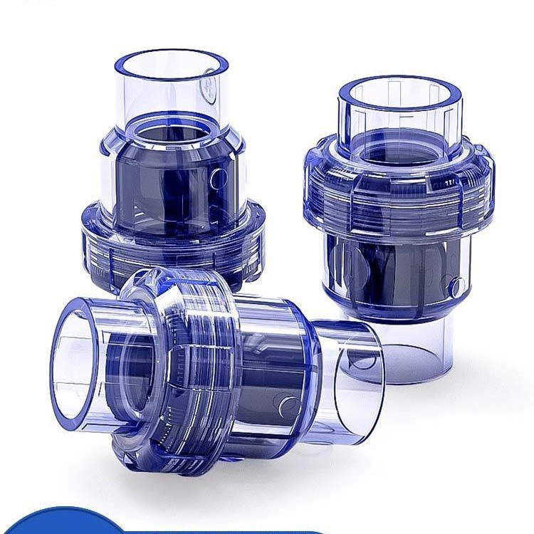 チェックバルブ PVC プラスチック排水管一方向弁水透明下水管 25 逆止弁 20 25 32 40 50|undefined