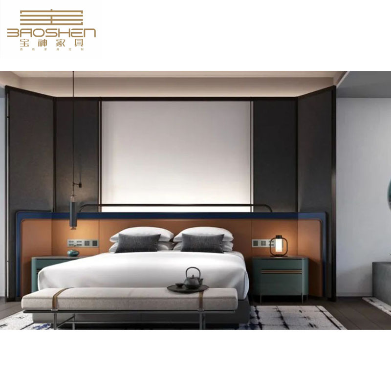 Customized Star Hotel Furniture, Classy Hotel B&B Guest Rooms, Public Area Lobby Furniture, Full Set of Engineering Customization