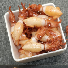 仿真鱿鱼仔模型海虾食物假鱿鱼菜品食品摆放展示影视拍摄道具