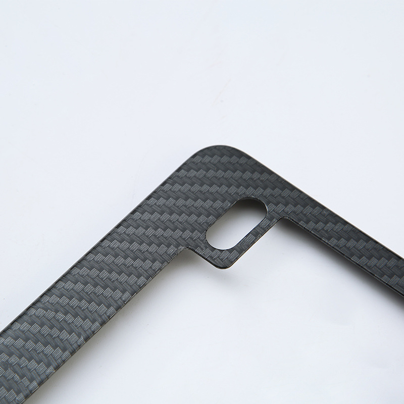 Venta al por mayor de aleación de aluminio de Amazon Marco de placa de licencia transfronterizo de acero inoxidable