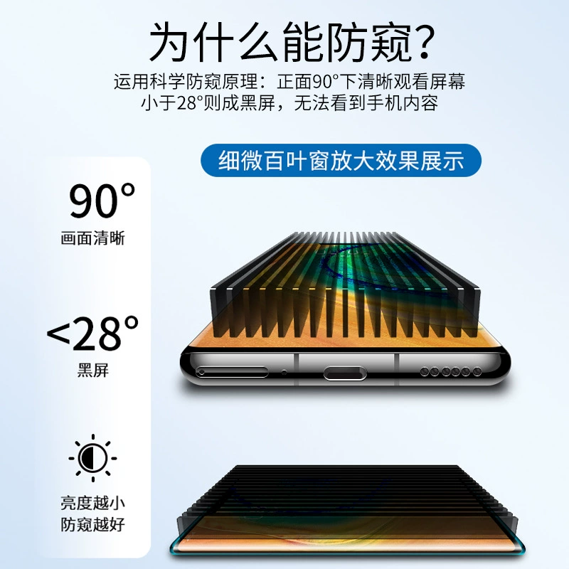 Подходит для Huawei Pura70 Mate70 60 P60 P50 nova 14 Pro — антишпионская гидрогелевая плёнка