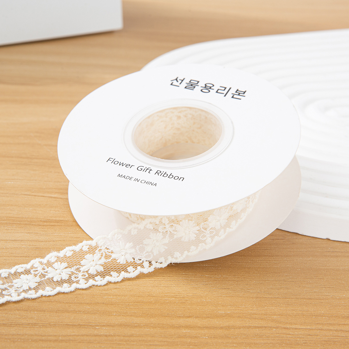 透明レースウェビングメッシュ刺繍ミルクシルク DIY リボンヘアアクセサリー花包装衣類アクセサリー