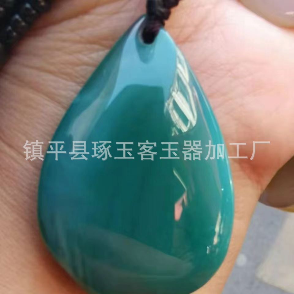 玛瑙水滴项链