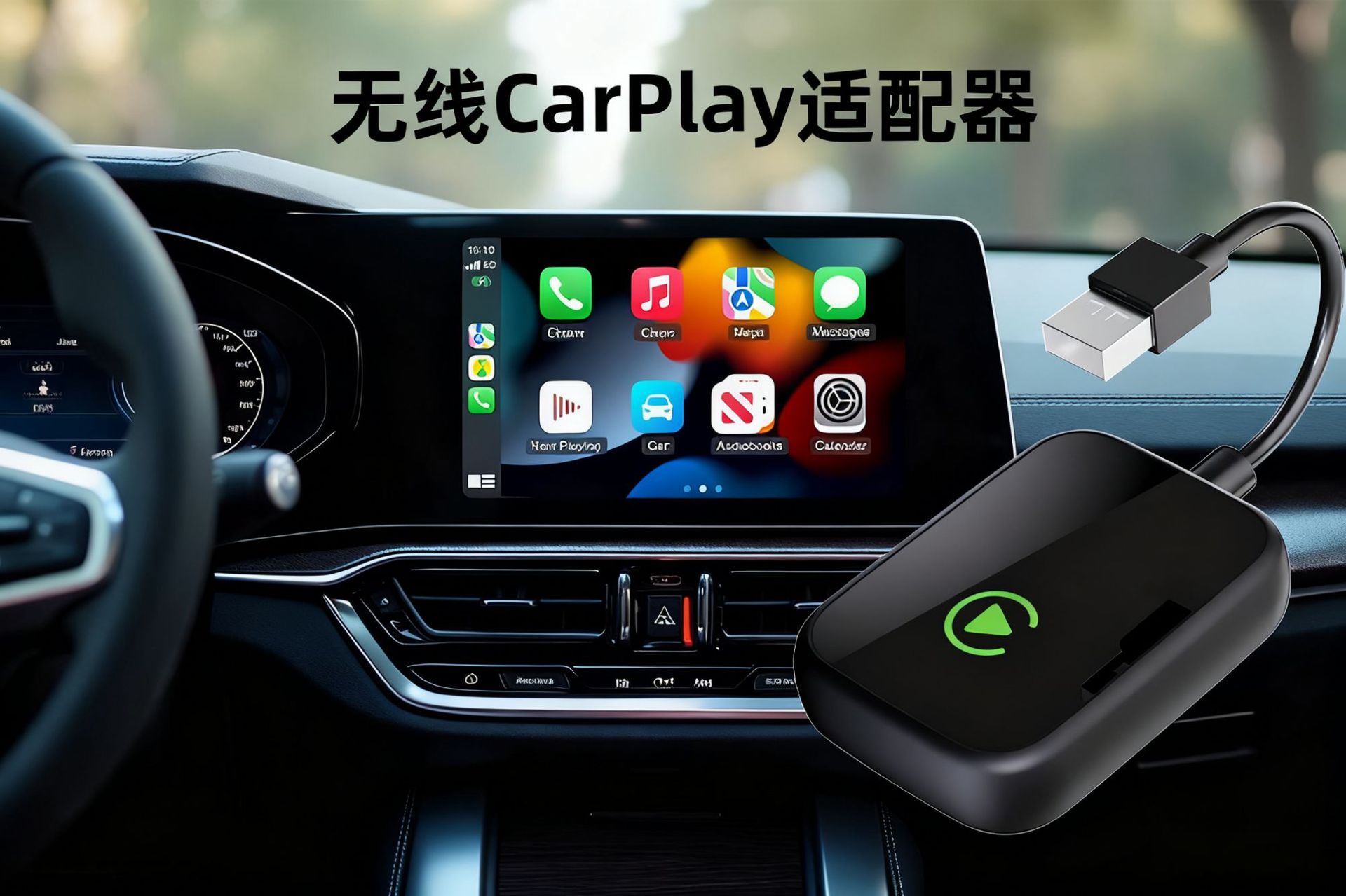 Wired Carplay Box Android Ios Dual System Compatible Car Bluetooth Adapter Interconnection Module for Car Use