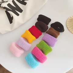 Stall supply cute style colorful towels rough hair tie hair band braid hair tie hair ribbon hair accessory for women