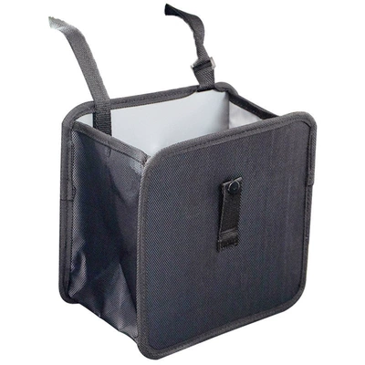 Car Hanging Trash Can, Car Multifunctional Folding Trash Can, Storage Bag, Storage Bag, Car Interior Supplies (Car storage bag/box) - black