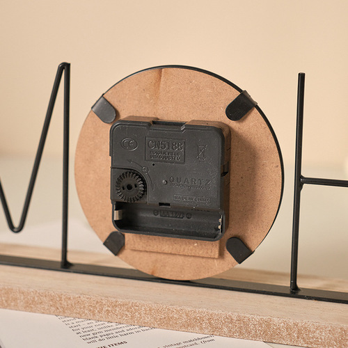 European-style creative TV cabinet decoration ornaments home living room bedroom entrance wine cabinet office desktop clock display