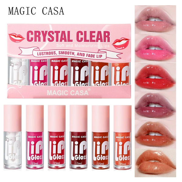 Lip balm, lip gloss, essence, set