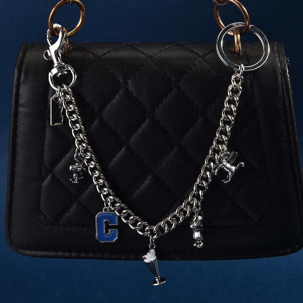 Nuevo estilo transfronterizo europeo y americano venta caliente dinosaurio amor concha cereza herradura fresa manzana bolso de cadena colgante bolso de mensajero mujer