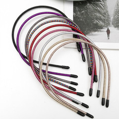 Chic Korean Headband with Candy Color Glossy, Ultra-Fine Toothed Anti-Slip Hairpin, Simple Children's Hair Accessories for Girls