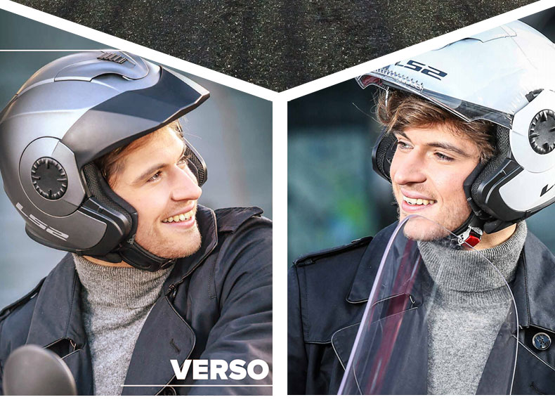 Half Helmet Summer Motorcycle Double Lens Helmet Men Women