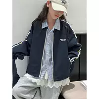 Sun Xiaomei KIDS стянуть полоску для девочек весеннее корейское пальто 2025 новый детский топ модный женский пиджак прилив