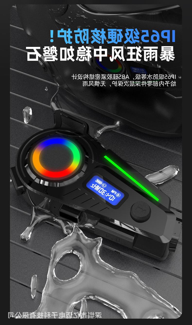 Cross-border motorcycle helmet Bluetooth headset, dashcam, HD camera, FM radio, GPS tracking query