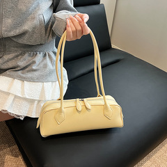 クロスボーダー2025女性バッグ新型ソーセージバッグ長柄法棒バッグ小衆レトロ脇下バッグ女性手提げショルダーバッグ
