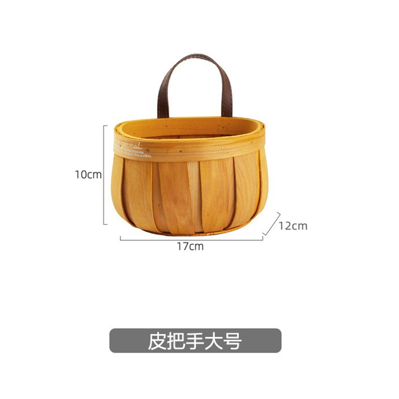 Cesta de almacenamiento de ratán para colgar en la pared, para uso doméstico, almacenamiento de llaves en la entrada, almacenamiento de cebolla, jengibre y ajo en la cocina, organizador colgante tejido a mano. image 11