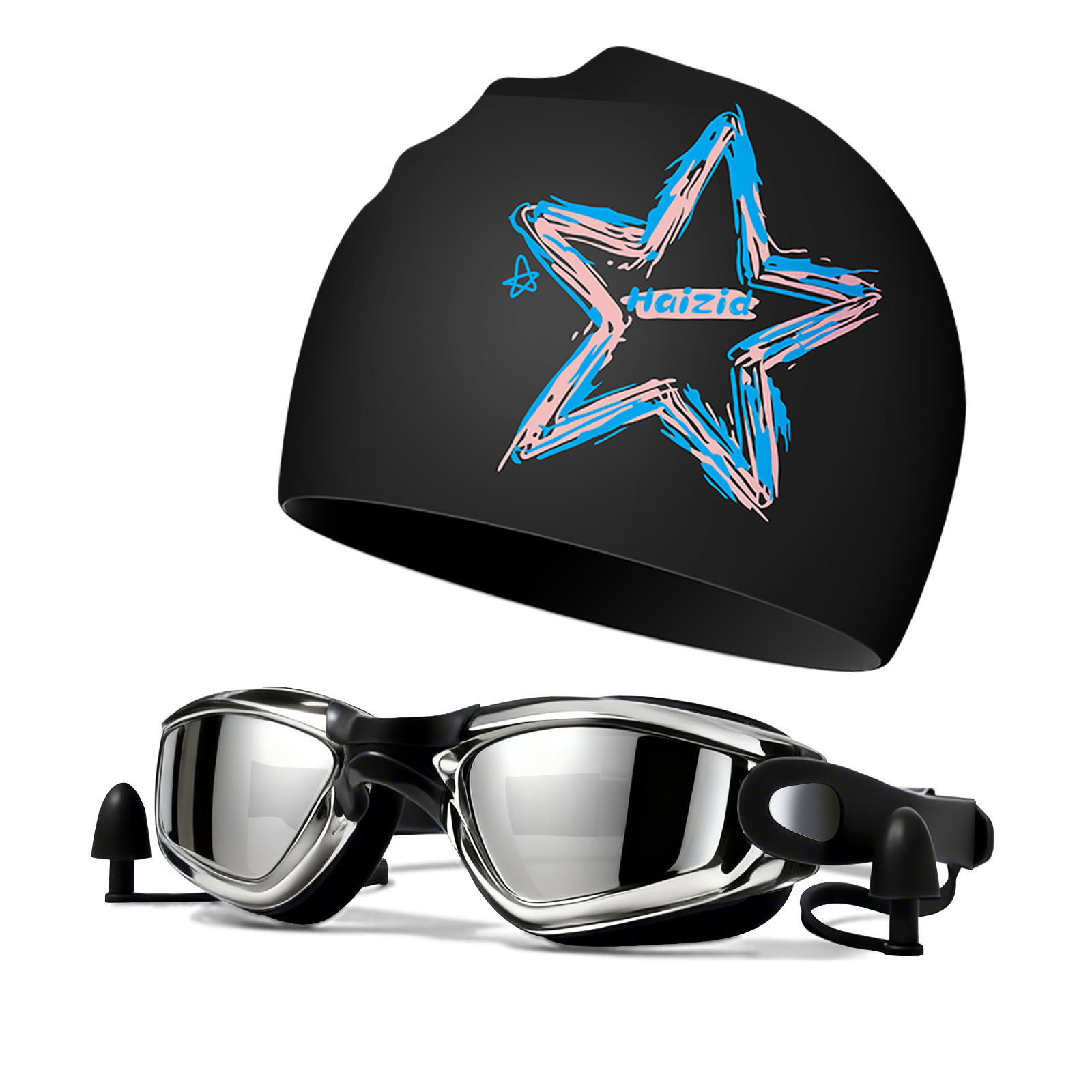 Sombrero de natación de silicona para adultos unisex aumenta la protección solar no estrangula la cabeza profesional de entrenamiento impermeable sombrero de natación fábrica al por mayor