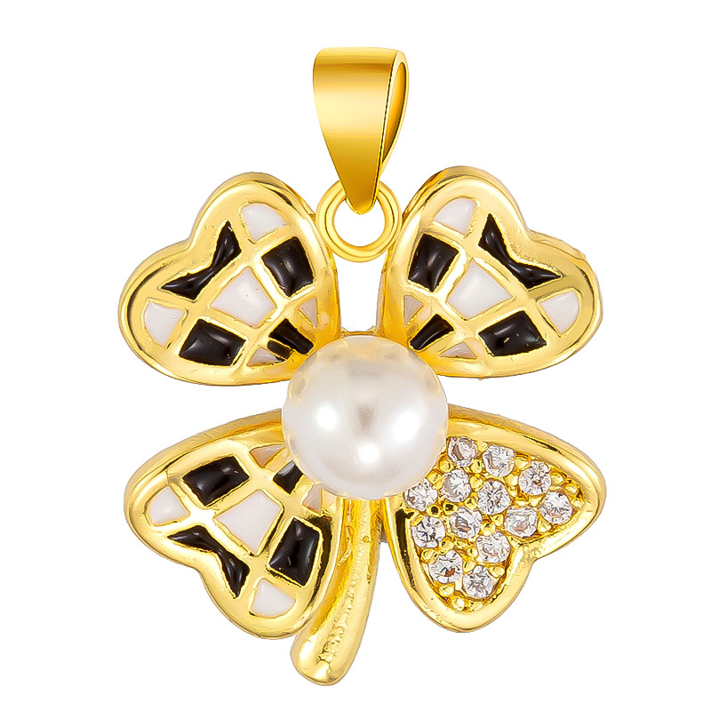 Antiguo método oro goteando aceite azul quemado colgante cuentas Dios de la riqueza atrapador de sueños flor cuentas de tambor accesorios de bricolaje joyería de transferencia