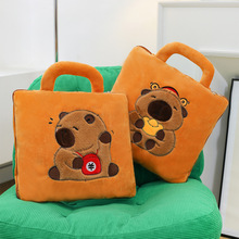 卡屁巴拉空调毯办公室午睡折叠毯车载自驾游空调被靠垫二合一批发