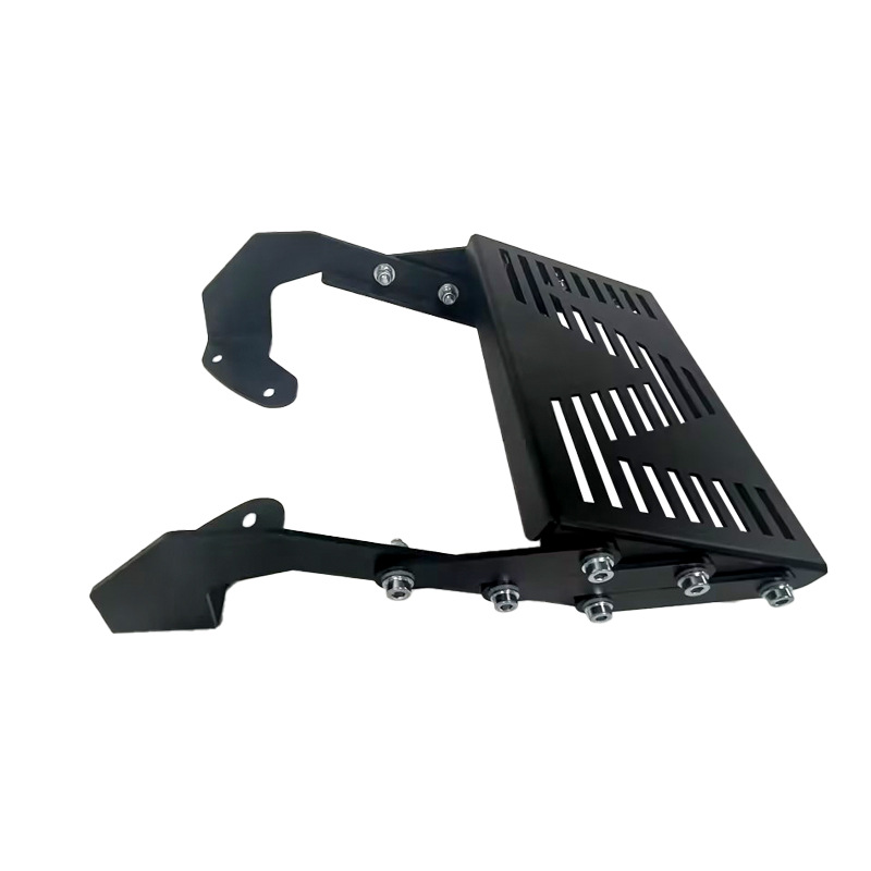 Para NMAX155 Motocicleta trasera móvil porta maletero soporte telescópico Black Sliding Mobile Tailgate