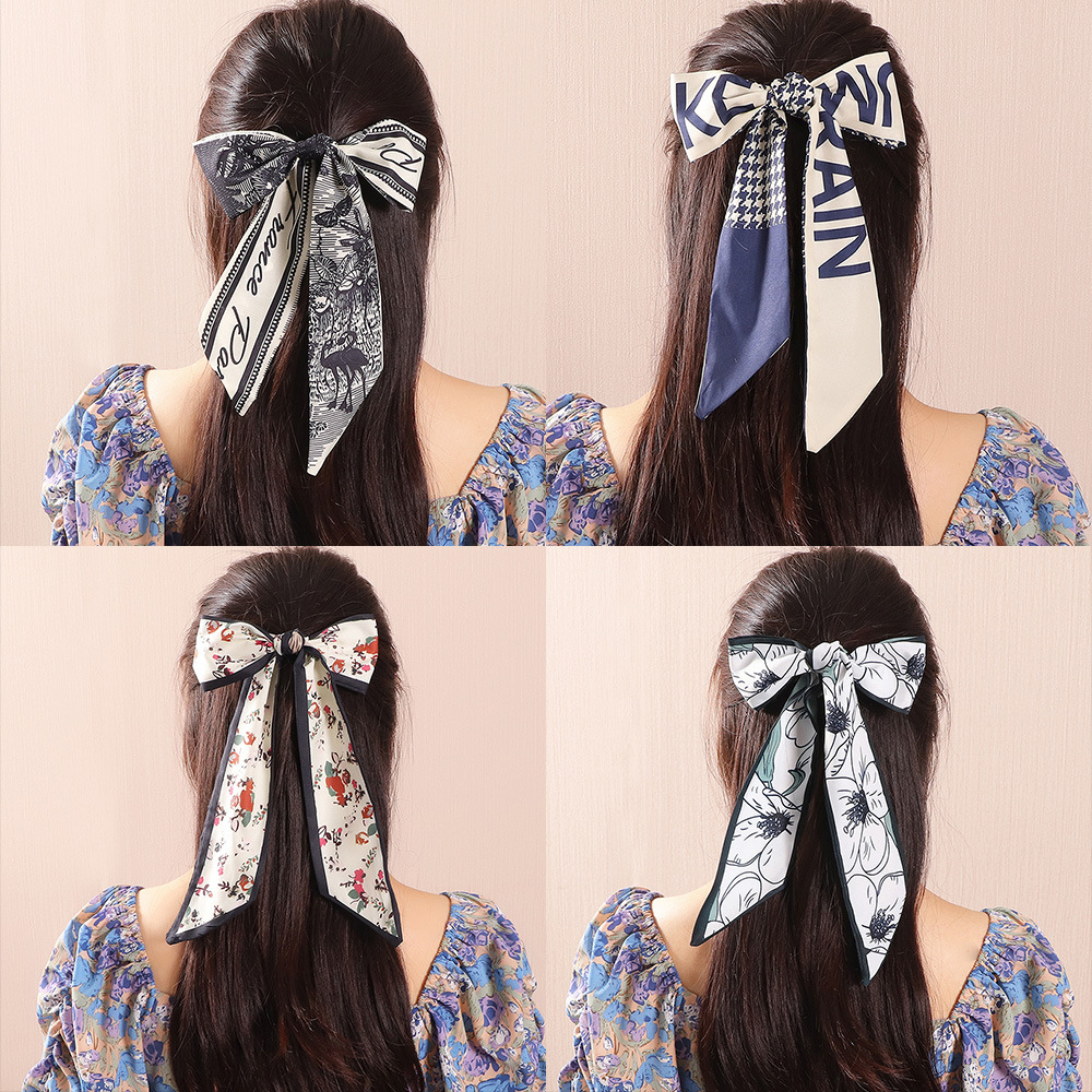 Nihaojewelry Korean Style Ribbon Long Scarf Wholesale Jewelry display picture 1