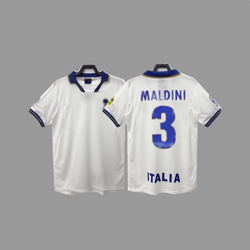 レトロジャージサッカーユニフォームイタリアユニフォームマルディーニバッジョピエロトッティカンナバロジャージ|undefined