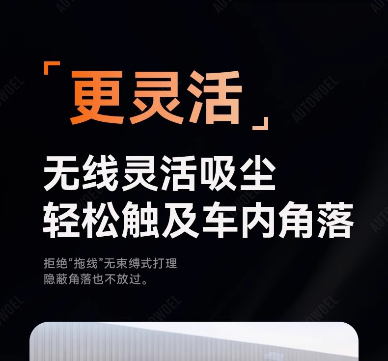 Wireless Vacuum Cleaner Household Car Large Suction Vacuum Cleaner Handheld Small Three-in-One Dust Blower Pet Hair Suction