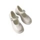35-44 yards plus size women's shoes 43 French British style small leather shoes soft bottom 41 increased thick bottom Mary Jane shoes 42