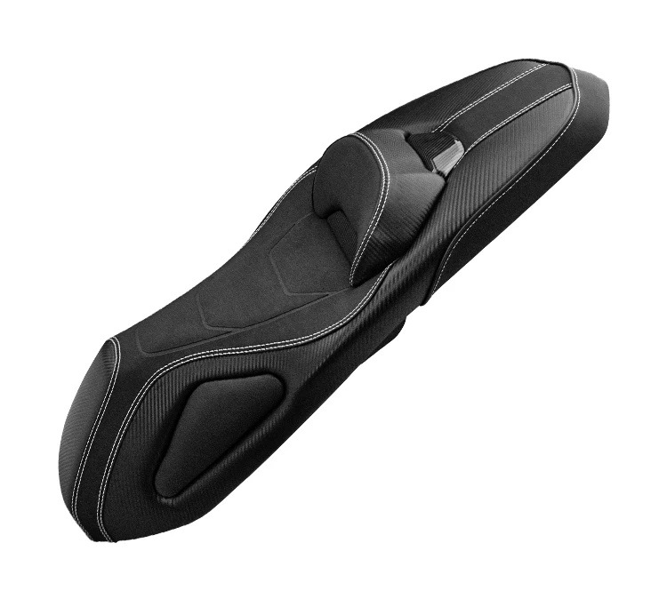 Suitable for 21-26 Honda Pcx160/125 Motorcycle Modified Seat Cushion with Soft and Comfortable Seat Bag and Lumbar Support Seat Cushion
