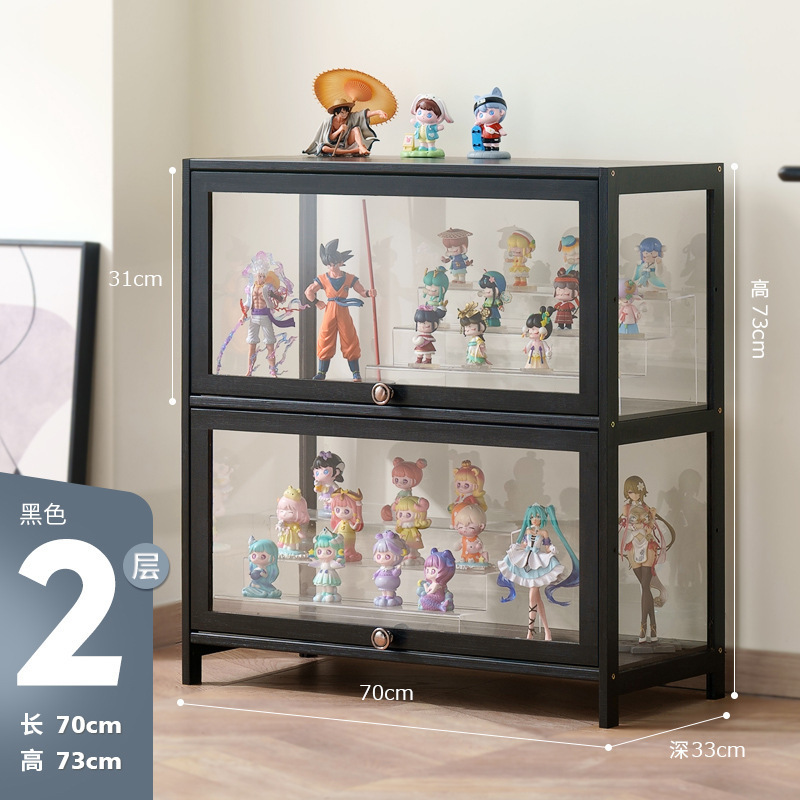 手作りディスプレイキャビネット模造ガラス透明防塵ディスプレイキャビネットレゴおもちゃアクリルディスプレイキャビネットスモークキャビネット化粧品|undefined