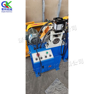 Round tube Rod automatic Chamfering machine stainless steel tube end face hydraulic flat machine metal round tube Chamfering machine