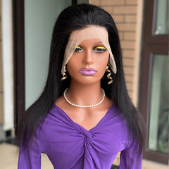 Promotion straight frontal human hair wig front lace human hair wig Xuchang