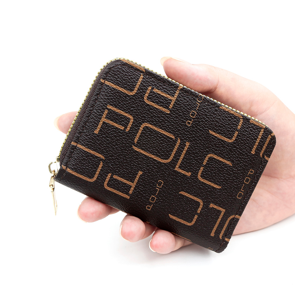 Nueva bolsa de tarjetas de tendencia callejera neutral multi-tarjeta bolsa de tarjetas bolsa de órgano bolsa de cambio bolsa de tarjetas de color pu piel caramelo bolsa al por mayor