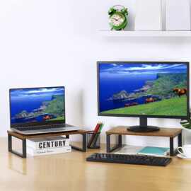 现代简约笔记本置物架显示器屏幕底座托架办公室电脑增高架