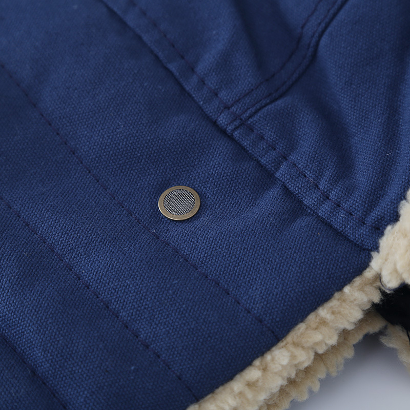 Chapeau de trappeur Lei Feng pour hommes et femmes, chapeau d'hiver de style coréen pour vélo électrique, chapeau de protection des oreilles, chapeau en coton chaud du nord-est, chapeau de pilote de moto_voghion.com