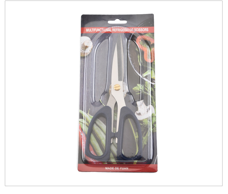 现货批发 不锈钢强力厨房剪刀 日用家用鸡骨剪办公剪刀详情7