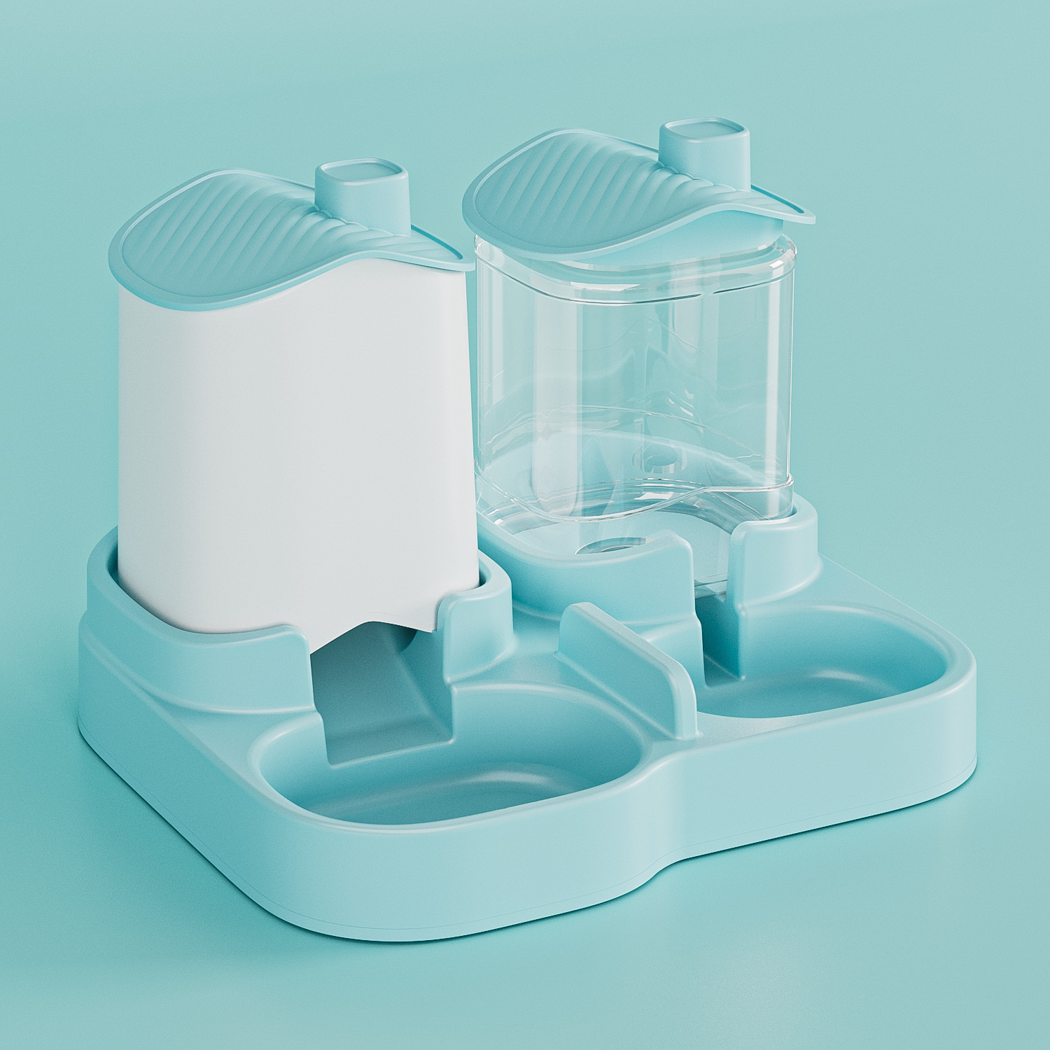 Hawo suministros para mascotas conjunto de alimentos para mascotas gato tazón para mascotas tazón de comida para gatos 3.8L gran capacidad para mascotas Alimentador automático