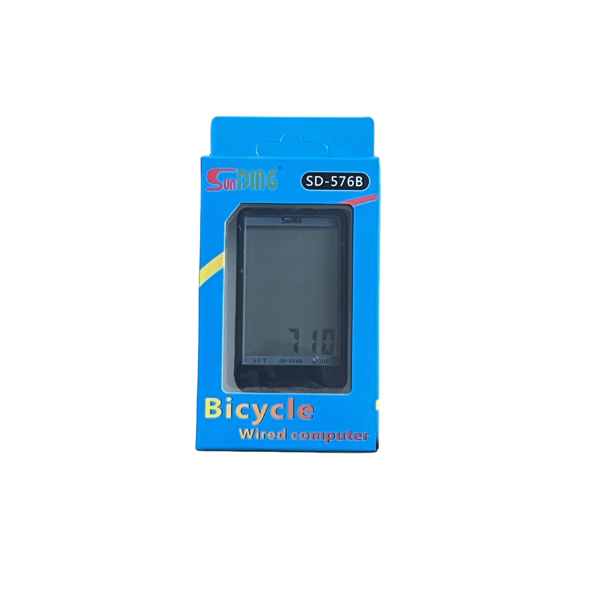 Auténtico Shundong5676B bicicletas 17 funciones de luz nocturna metro chino cable de bicicleta de montaña velocímetro