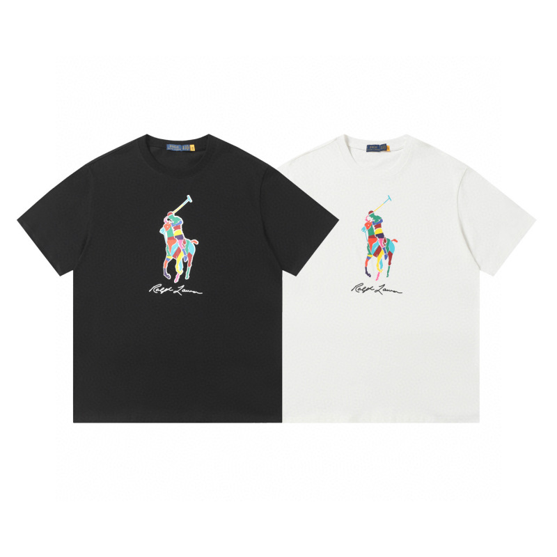美国Polo ralph lauren拉夫劳伦男士大马标经典纯棉圆领短袖T恤|undefined