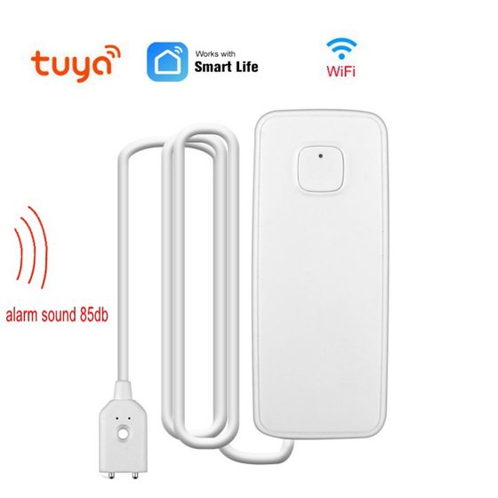 Graffiti smart tuya water level alarm WIFI water leakage alarm WIFI water immersion detector alarm sound