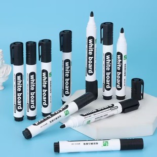 Whiteboard Pen Teacher Writing Pen Erasable Blackboard Pen Easy Erasable Markable Pen Inkable Water-based Brushboard Pen Black Red Blue