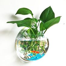 家居墙上水培花瓶挂壁花盆壁挂式鱼缸玄关客厅墙面花器装饰品墙饰