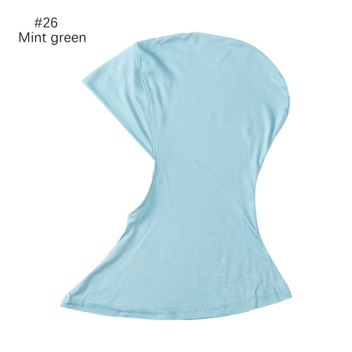 Cross-border Modal Breathable Neck Protector Highly Elastic Multi-Color Base Hat and Head Cover Solid Color Scarf Adjustable